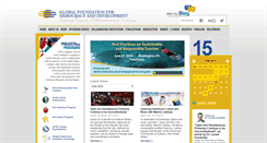 Desktop Screenshot of globalfoundationdd.org